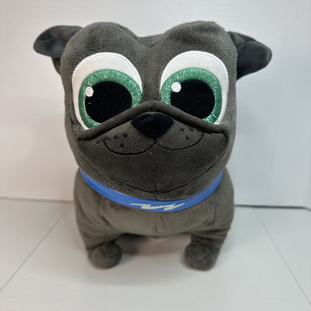 Disney Store BINGO Puppy Dog Pals Plush Stuffed Animal Gray 9"